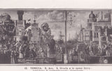 AK Venezia. R. Acc. S. Orsola e lo sposo intra - prendono il pellegrinaggio - Carpaccio.