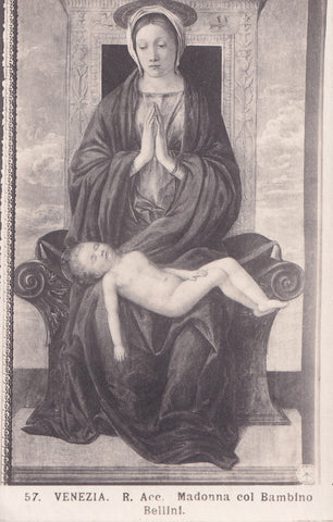 AK Venezia. R. Acc. Madonna col Bambino. Bellini.