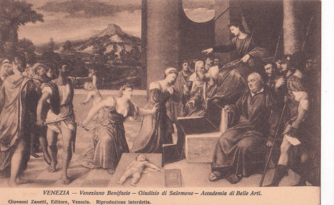 AK Venezia - Veneziano Bonifacio - Giudizio di Salomone - Accademia di Belle Arti.