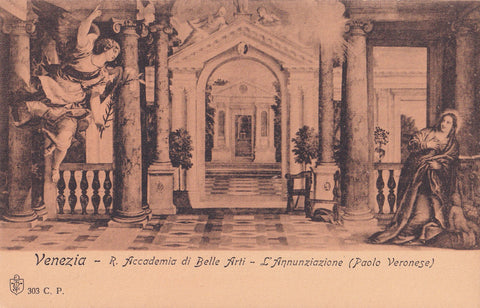 AK Venezia - R. Accademia di Belle Arti - L'Annunziazione (Paolo Veronese)