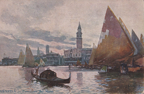 AK Venezia - Panorama del Molo.