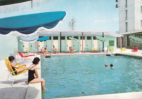 AK Montegrotto Terme. Hotel Terme Luna Piscina termale.