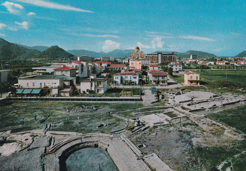 AK Montegrotto Terme. Antica Zona Termale e panorama.