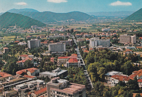 AK Abano Terme. Panorama verso Monteortone.