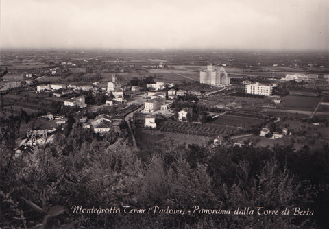 AK Montegrotto Terme. Panorama dalla Toore di Berta.