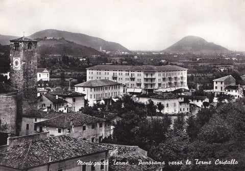 AK Montegrotto Terme. Panorama verso le Terme Cristallo.