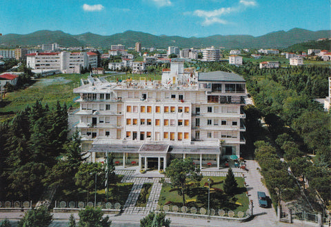 AK Abano Terme. Hotel Terme Torino e panorama.