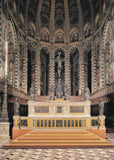 AK Padova. Basilica del Santo. Altare Maggiore con le sculture di Donatello.
