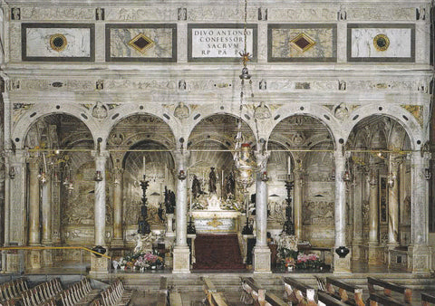 AK Padova. Basilica del Santo Cappella del Santo.