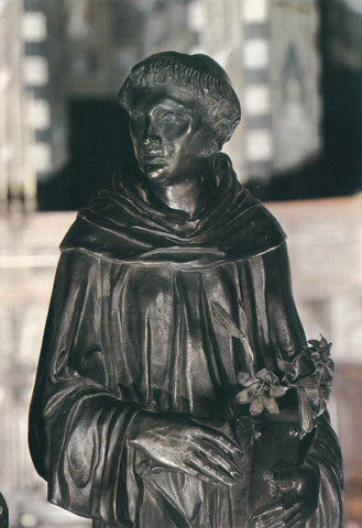 AK Padova. Basilica del Santo (Altare Maggiore) Donatello Particolare di S. Antonio.