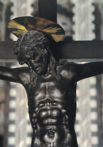 AK Padova. Basilica del Santo (Altare Maggiore) Donatello Particolare del Crocifisso.