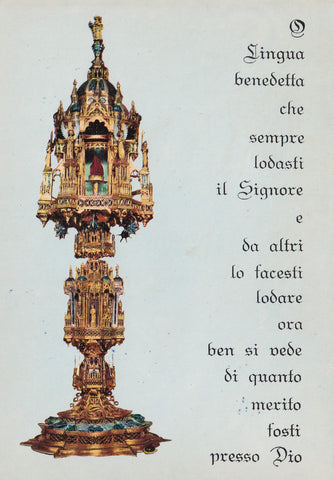 AK Padova. Basilica del Santo Reliquiario della S. Lingua di S. Antonio.
