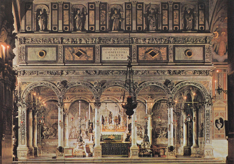 AK Padova Basilica del Santo. Cappella del Santo.