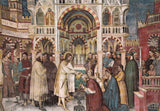 AK Padova Basilica del Santo. (Oratorio di S. Giorgio) Altichiero da Zevio. Leggenda di S. Giorgio.