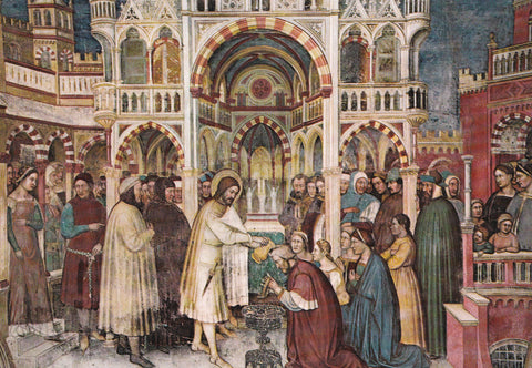 AK Padova Basilica del Santo. (Oratorio di S. Giorgio) Altichiero da Zevio. Leggenda di S. Giorgio.