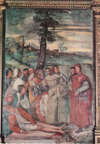 AK Padova Basilica del Santo (Scoletta) S. Antonio riattacca il piede ad un giovane - Tiziano.