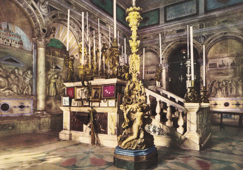 AK Padova. Basilica di S. Antonio Cappella e altare del Santo.
