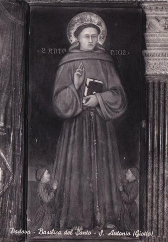 AK Padova. Basilica del Santo A.Antonio. (Giotto)
