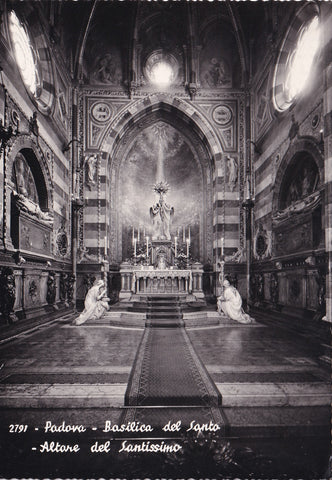 AK Padova. Basilica del Santo. Altare del Santissimo.