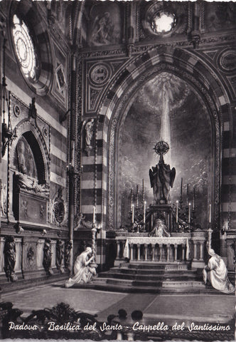 AK Padova. Basilica del Santo. cappella del Santissimo.