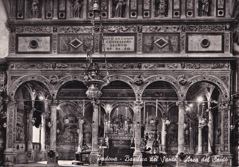 AK Padova. Basilica del Santo. Arco del Santo.