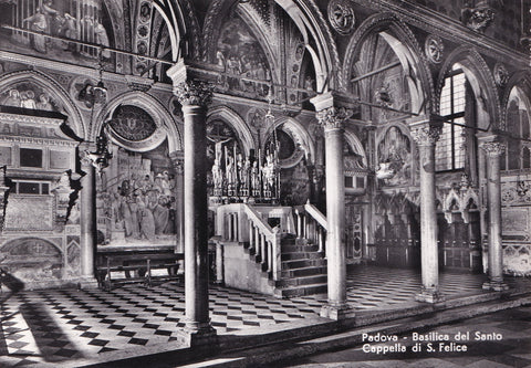 AK Padova. Basilica del Santo. Cappella di S. Felice.