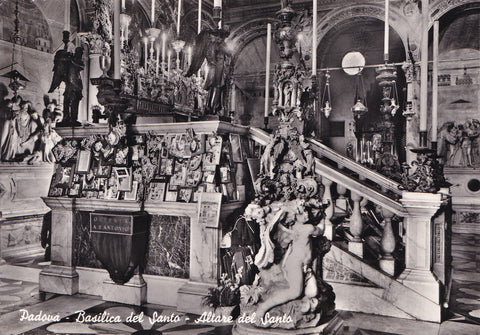 AK Padova. Basilica del Santo. Altare del Santo.