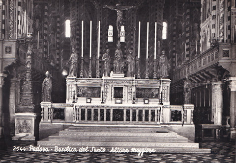 AK Padova. Basilica del Santo. Altare Maggiore.