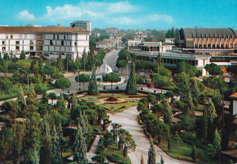 AK Abano Terme. Zona Residenziale. Cristoforo Colombo.