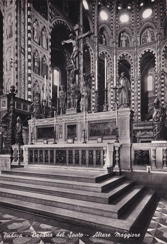 AK Padova - Basilica del Santo Altare Maggiore.