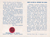 Heiligenbildchen Gebet an den Hl. Antonius von Padua.