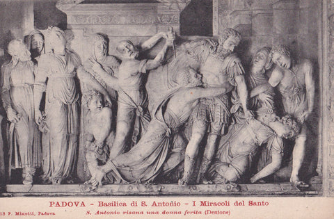 AK Padova. Basilica di S. Antonio I miracoli del Santo.