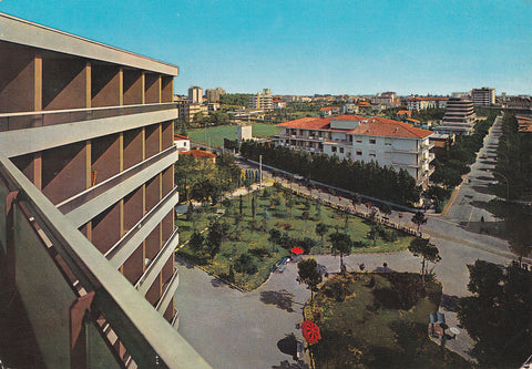 AK Abano Terme. Veduta panoramica dall'Hotel Monaco.