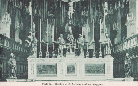 AK Padova. Basilica d. S. Antonio. Altare Maggiore.