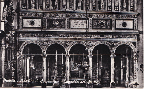 AK Padova. Basilica di S. Antonio Cappella del Santo.