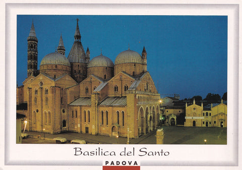 AK Padova Notturno della Basilica del Santo.