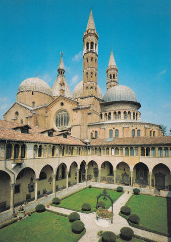 AK Padova Basilica del Santo. Chiostro del Noviziato.