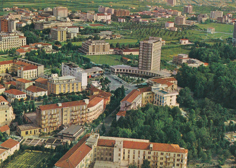 AK Abano Terme. Panorama aereo.