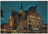 AK Padova. Vista notturna della Basilica del Santo.