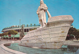 AK Abano Terme. Fontana Monumento a Cristoforo Colombo.