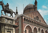 AK Padova. Monumento al Gattamelata e Basilica del Santo.