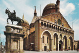 AK Padova. Basilica del Santo e Monumento al Gattamelata.