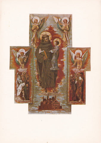 AK Abano Terme. Chiesa  Sacro Cuore alle Terme. Sant'Antonio di Padova.
