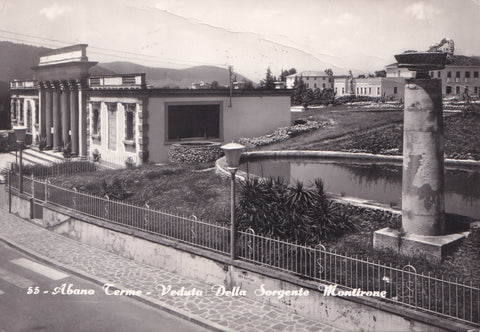 AK Abano Terme. Veduta Della Sorgente Montirone.