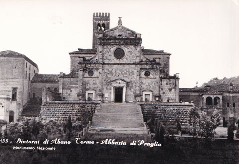 AK Dintorni di Abano Terme. Abbazia di Praglia. Monumento Nazionale.