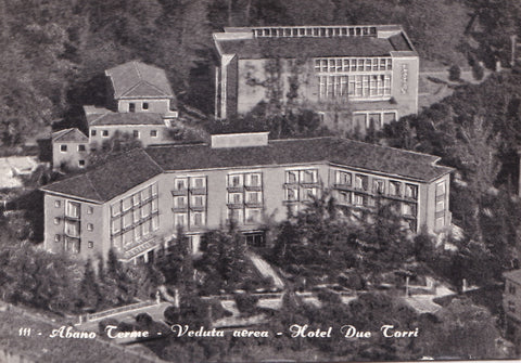 AK Abano Terme - Veduta aerea - Hotel Due Torri.
