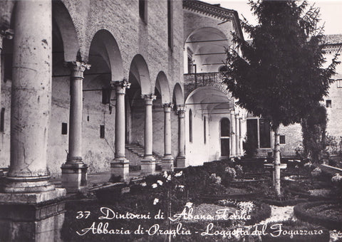 AK Dintorni di Abano Terme. Abbazia di Praglia Loggetta del Fogazzaro.