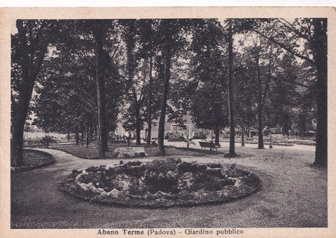 AK Abano Terme. Giardino pubblico.
