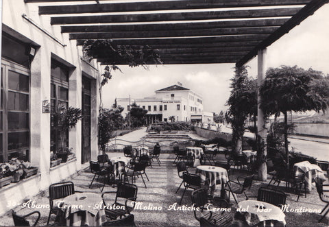 AK Abano Terme. Ariston Molino Antiche Terme dal Bar Montirone.