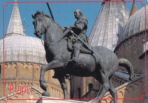 AK Padova. Basilica di S. Antonio. Il Gattamelata di Donatello.
